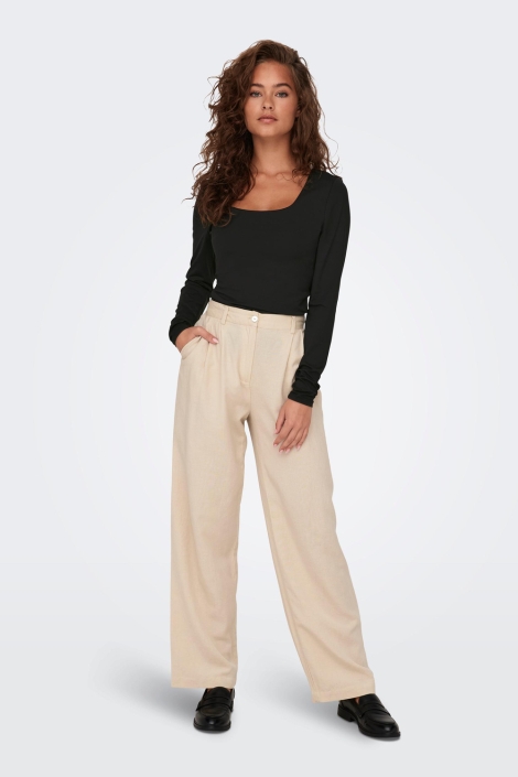 Only onlea l/s 2-way deep neck top jrs n